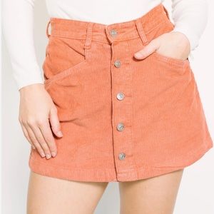 Ray Cord Mini Skirt